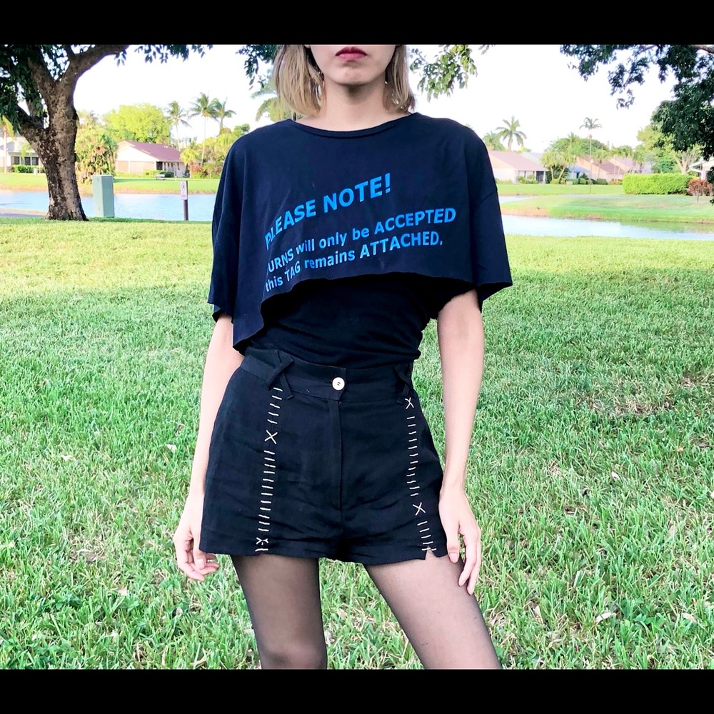Acne Studios Tee in Dark Blue Onesize